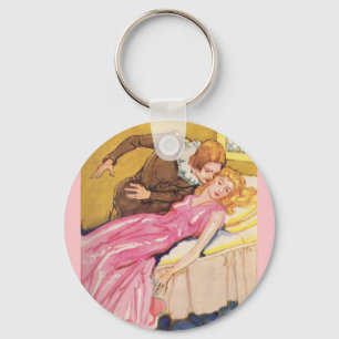 Porte-clés Prince Charming baiser Beauté dormante