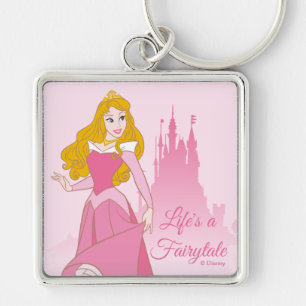 Porte-clés Princess Aurora & Castle Graphic
