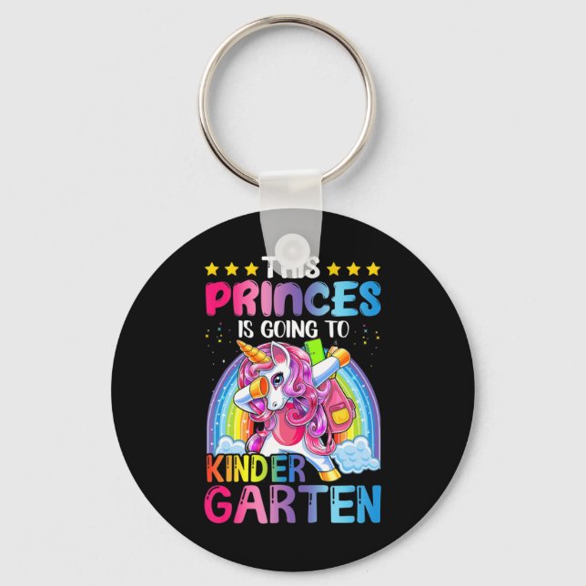 Porte-clés Princesse Aller à la maternelle Don Retour à l'éco (Recto)