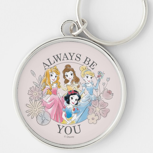 Porte-clés Princesse Disney | Soyez toujours vous (Devant)