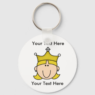 Porte-clés Princesse faite sur commande Blonde Keychain