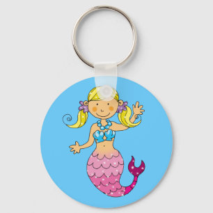Porte-clés princesse mermaid
