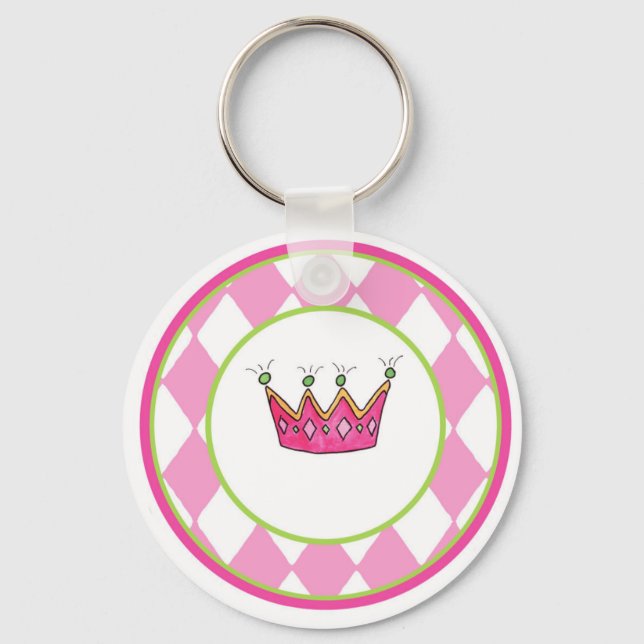 Porte-clés Princesse personnalisée (Recto)