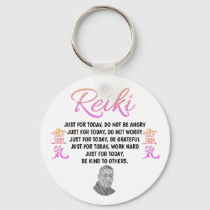 Porte-clés Principes de Reiki Pretty Rose Clavier