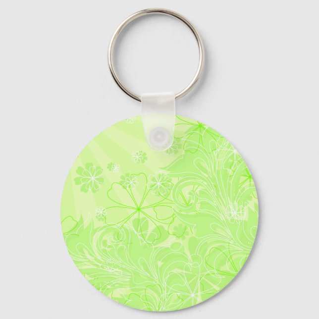 Porte-clés printemps vert (Recto)