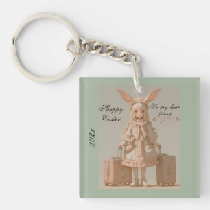 Porte-clés Printemps vintage, Pâques