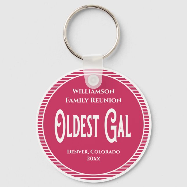 Porte-clés Prix Gal de la Réunion familiale (Recto)