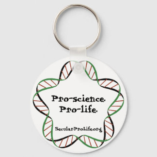 Porte-clés Pro-science. Pro-vie.