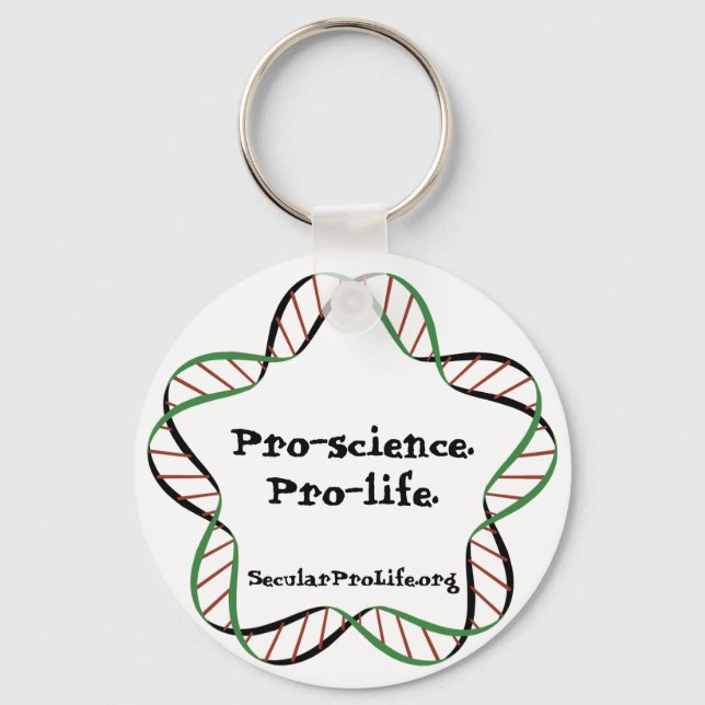 Porte-clés Pro-science. Pro-vie. (Recto)