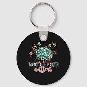 Porte-clés Problèmes de santé Fleur Mind Cerveau Autosoignant