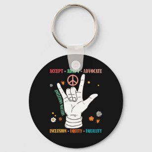 Porte-clés Problèmes d'inclusion Sensibilisation sur l'autism