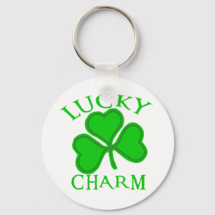 Porte-clés Produits chanceux de shamrock de charme