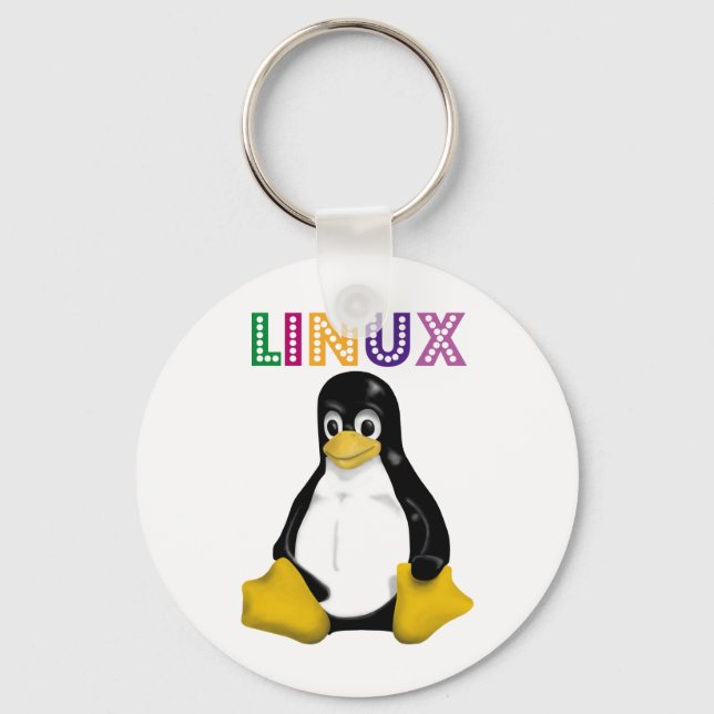 Porte-clés Produits et conceptions Linux ! (Recto)