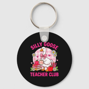 Porte-clés Prof Club Chouette Maître Saint-Valentin Cœur Nœud