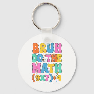 Porte-clés Prof de maths 67 Mème Drôle de mathématiques Bruh