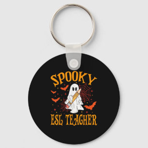 Porte-clés Prof fantôme drôle d'Halloween école Wo