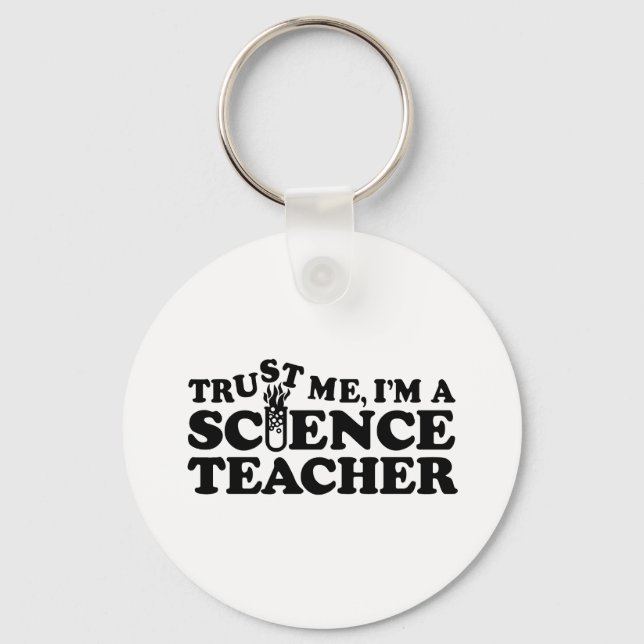 Porte-clés Professeur de sciences (Recto)