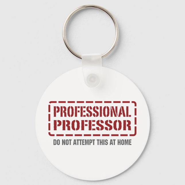 Porte-clés Professeur professionnel (Recto)