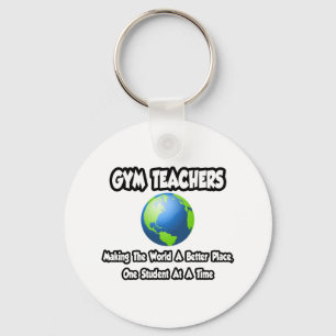 Porte-clés Professeurs de gym...Faire du monde un endroit mei
