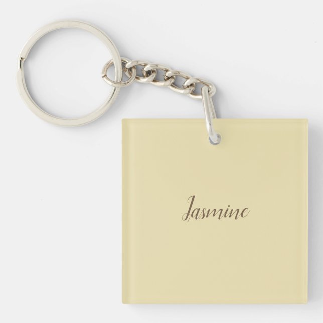 Porte-clés Professionnel Moderne Minimaliste Pastel Couleur B (Devant)