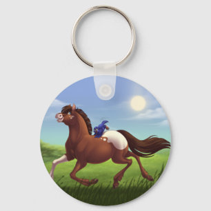 Porte-clés Promo à cheval Appaloosa Galloping