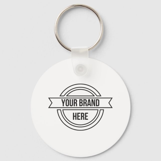 Porte-clés Promotion de logo professionnel personnalisé (Recto)