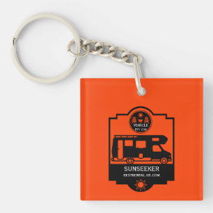 Porte-clés Promotion du camping Caravan