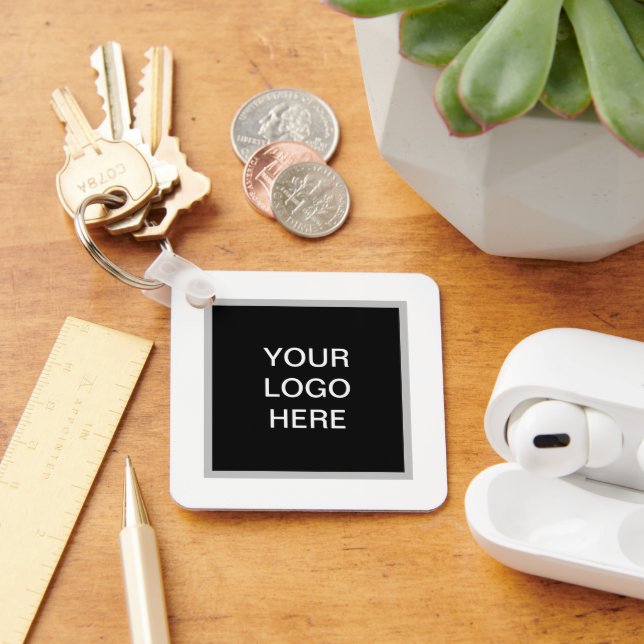 Porte-clés Promotion du logo d'entreprise personnalisé (Bureau)