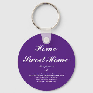 Porte-clés Promotionnels Cadeau client Agent immobilier perso