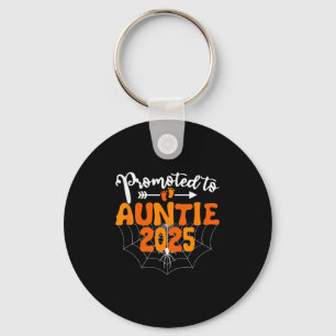 Porte-clés Promu À La Tante 2025 Halloween Grossesse Announ
