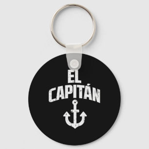 Porte-clés Propriétaire du bateau El Capitan Anchor Capitaine