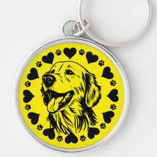 Porte-clés Propriétaire du chien d'or Retriever