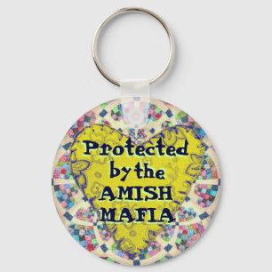 Porte-clés Protection de la mafia Amish ! Porte-clés!