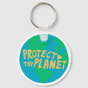 Porte-clés PROTÉGER LA PLANÈTE SAVE EARTH Eco Green
