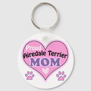Porte-clés Proud Airedale Terrier Mom