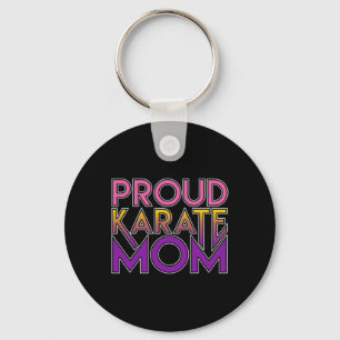 Porte-clés Proud Karate Maman Cadeau Arts Martiaux