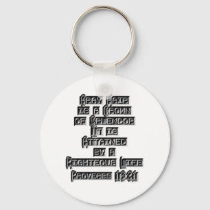 Porte-clés Proverbes 16:31