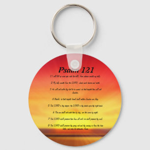 Porte-clés Psaume 121 porte - clé