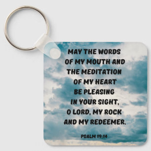 Porte-clés Puisse Mes Paroles Et Mon Coeur S'Il Vous Plaît Di