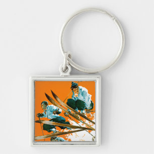 Porte-clés Pullovers de ski par la soudure de ski