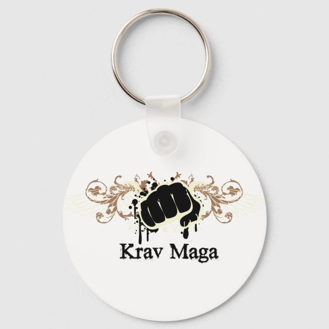Porte-clés Punch de Krav Maga (Recto)