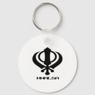 Porte-clés Punjabi Khanda Sikh Khalsa Design Marchandises