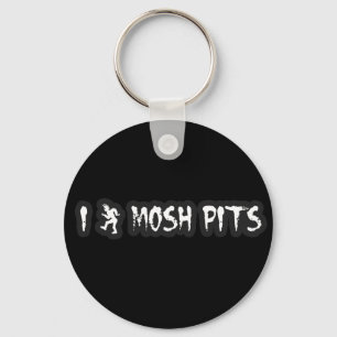 Porte-clés Punk Rock Mosh pit guys girls punk music slam pit