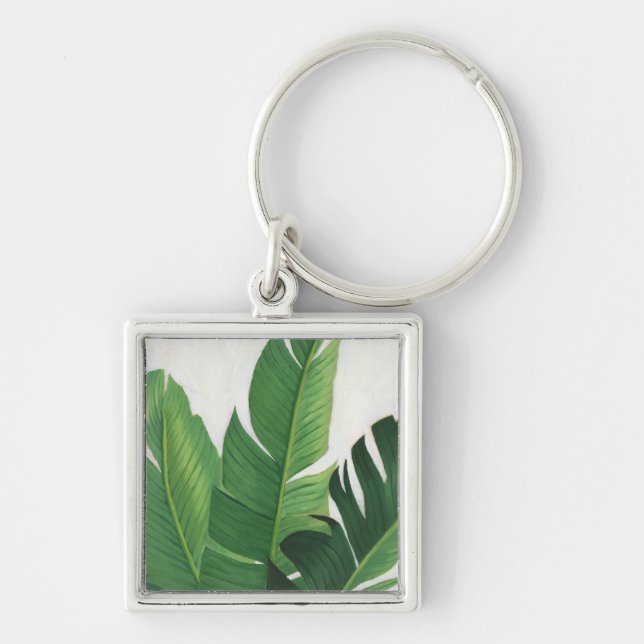 Porte-clés Pura Vida - Feuilles tropicaux (Devant)