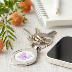 Porte-clés Purple papillon Lupus guerrier