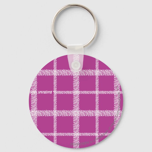 Porte-clés Purple plaid (Recto)