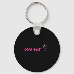Porte-clés Purr-fect Jours Cute Chat Étudiant École Fun Kitte