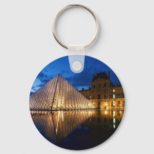 Porte-clés Pyramid in Louvre Museum,Paris,France