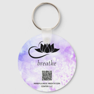 Porte-clés *~* QR - BREATHE Lotus Branding SWAG Porte - clé