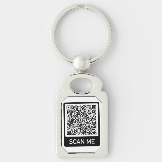 Porte-clés QR Code - Scan Me Professional Personnalisé Modern (Devant)